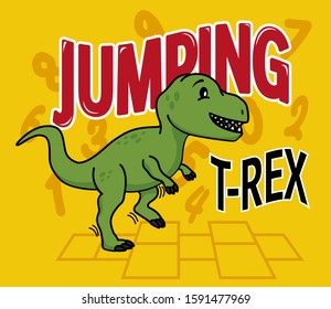 t rex game jump