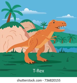 T-Rex. Prehistoric animal