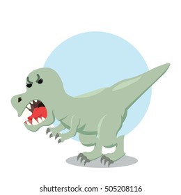 trex roaming vector illustration design