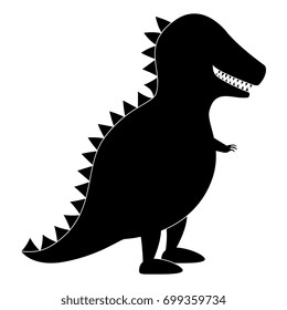 t-rex toy isolated icon