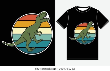 Trex T-shirt Design - Trex Vector T shirt - illustration vector art - Trex T-shirt Design Template - Print