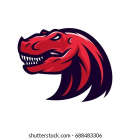 T-Rex  - Vector Logo/Icon Mascot Illustration
