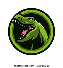 T-Rex  - Vector Logo/Icon Mascot Illustration