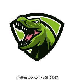 T-Rex  - Vector Logo/Icon Mascot Illustration