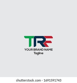 TRF vector logo design, TRF Creative logo design