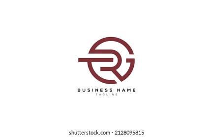 TRG, GRT, RTG, GTR, RG, GR, R, G, Abstract initial monogram letter alphabet logo design