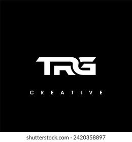 Letra TRG Ilustración de la plantilla de diseño del logotipo inicial
