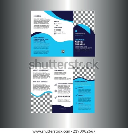 Tri fold brochure design for any purpose