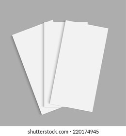 Tri fold brochure design.  mock up. 
