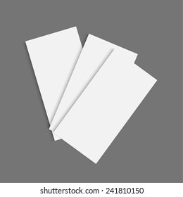 Tri fold brochure design. mock up. 