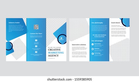 tri fold brochure design printable eps