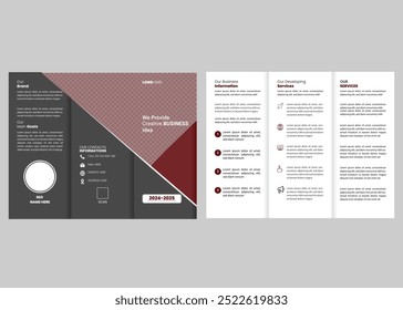 TRI FOLD BROCHURE DESIGN TEMPLATE.