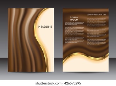 Tri Fold Brochure Design.Vector Brochure Template.