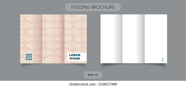 tri fold brochure layout realistic rendering brochure layout