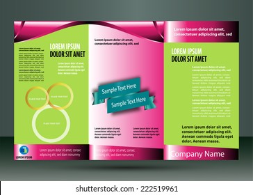 Tri fold brochure template