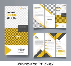 Diseño de plantillas de folletos triples, diseño de folletos para multiplicidad en tracción, diseño de folletos para trípticos corporativos, diseño de volante de folletos, Vector a4