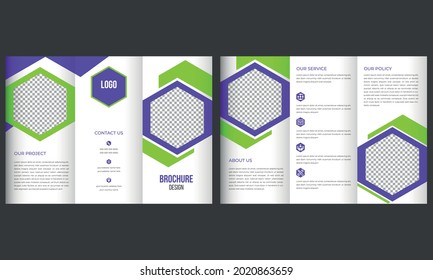 Tri fold brochure template for your promotion corporate business 