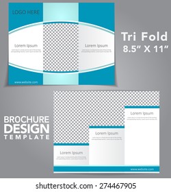 Tri Fold Brochure Vector Design