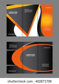 Tri Fold Brochure Vector Design
