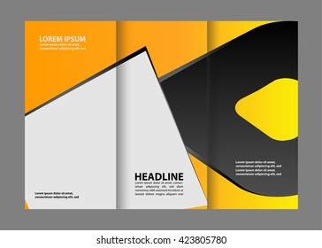 Tri Fold Brochure Vector Design
