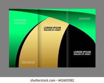 Tri Fold Brochure Vector Design
