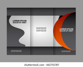 Tri Fold Brochure Vector Design

