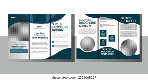 Tri fold business brochure Design.