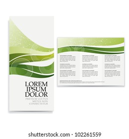 tri fold business brochure template