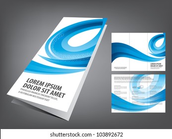 tri fold business brochure template