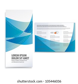 tri fold business brochure template