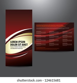 tri fold business brochure template