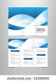 tri fold business brochure template