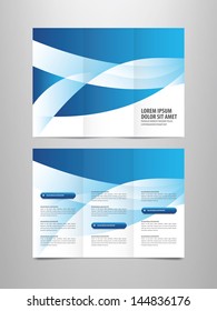 tri fold business brochure template