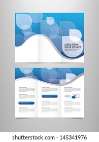 tri fold business brochure template