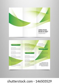 tri fold business brochure template