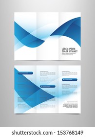 tri fold business brochure template