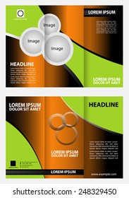Tri fold business brochure template 