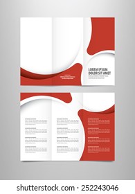 tri fold business brochure template
