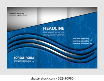 tri fold business brochure template
