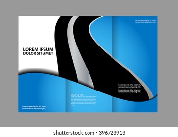 tri fold business brochure template
