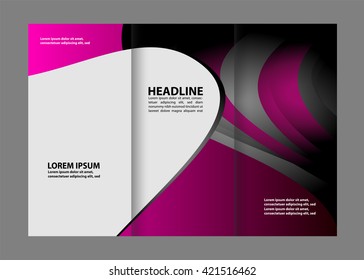 tri fold business brochure template
