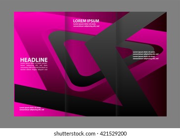 tri fold business brochure template

