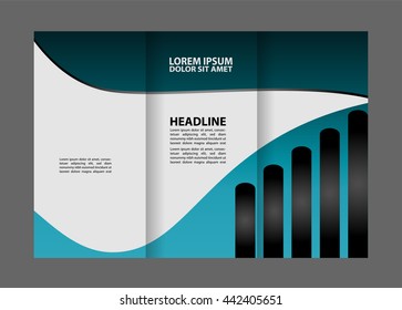 tri fold business brochure template
