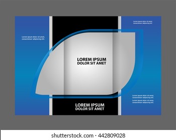 tri fold business brochure template
