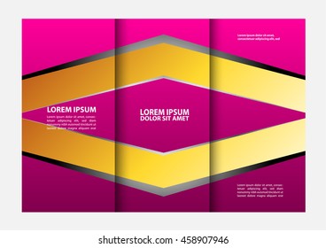 tri fold business brochure template
