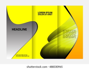 tri fold business brochure template

