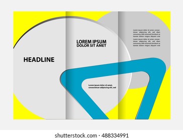 tri fold business brochure template
