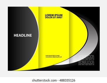 tri fold business brochure template
