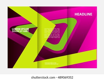 tri fold business brochure template

