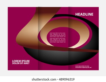 tri fold business brochure template
